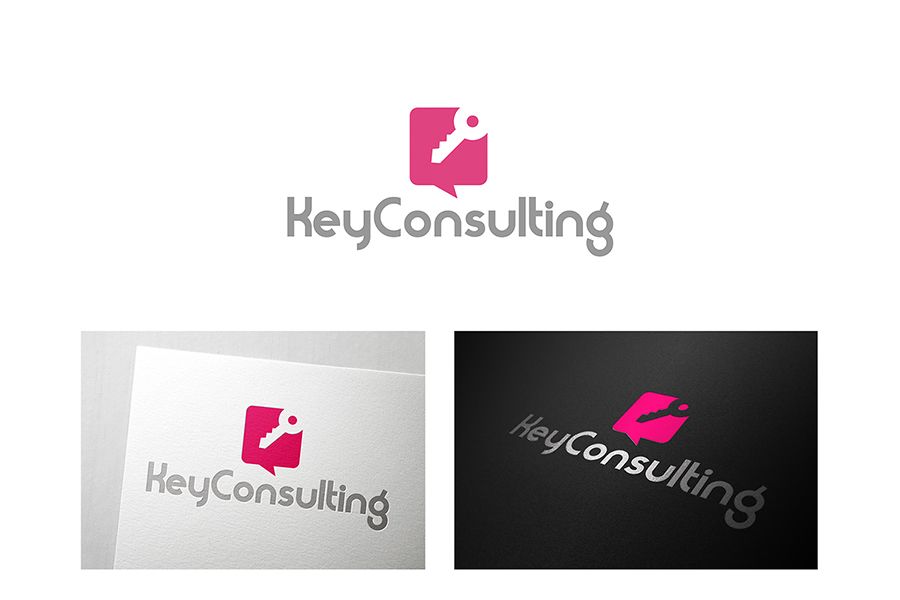 dees logo design for Key consulting, a consulting company