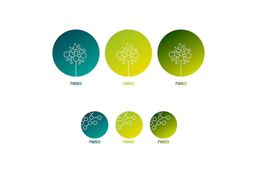 dees logo design for Nesa, electrical installation company